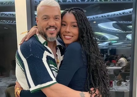 Irmã de Gracyanne se declara para Belo: 'pai'