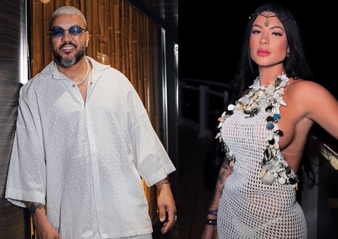 Belo é flagrado pela 1ª vez com nova namorada em Trancoso