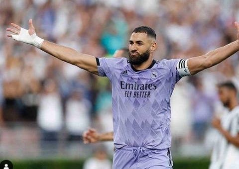 Benzema leva pontos no pé após pisão em vitória do Real Madrid