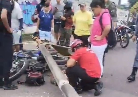 Morre jovem atingido por poste durante acidente na Ponta Negra  