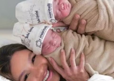 Biah Rodrigues teve pré-eclâmpsia, e foi separada dos gêmeos na UTI após parto