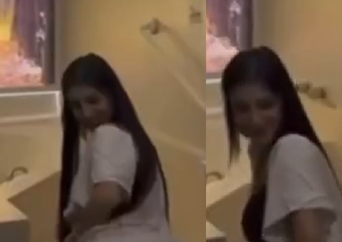 Com 7 cm de dilatação, Bia Miranda dança ao som de funk em maternidade; vídeo