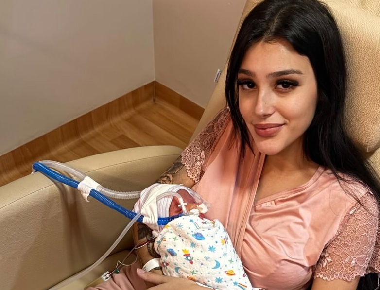 Bia Miranda posta primeiras fotos do rostinho da filha Maysha