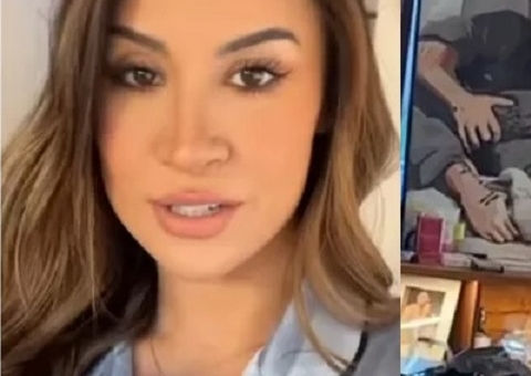 Bianca Andrade mantém quadro com foto de Fred em casa após separação