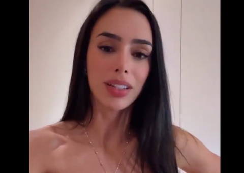 Bruna Biancardi explica vinda de Neymar ao Brasil após lesão: 'não foi pra festa'