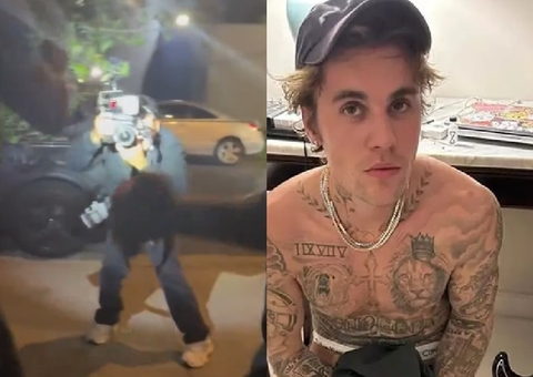 Justin Bieber filma paparazzi o cercando na rua: 'igual um animal no zoológico'