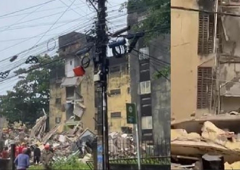 Mais de 6 horas após desabamento de prédio, 16 pessoas seguem soterradas na Grande Recife