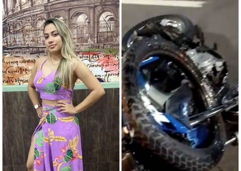 Jovem morta em acidente em Manaus ao voltar de confraternização era quem pilotava moto