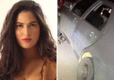 Modelo morre atropelada enquanto consertava roda de carro em estrada