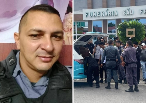 Família e colegas de farda sepultam PM morto em tiroteio em Manaus