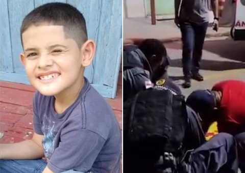 Menino de 8 anos morre atropelado enquanto atravessava rua em Presidente Figueiredo