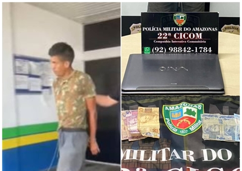 Homem é preso após invadir e roubar delegacia em Manaus 