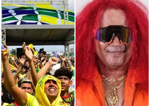 Show de Wanderley Andrade esquenta torcida para jogo do Brasil na Arena da Amazônia