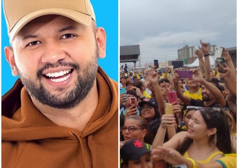Copa na Arena da Amazônia terá show de Uendel Pinheiro nesta segunda-feira