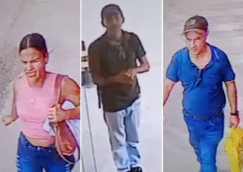 Polícia procura trio que comete furtos com chapolin em estacionamentos no Parque 10
