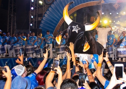 Bar do Boi encerra temporada azul no Sambódromo, em Manaus
