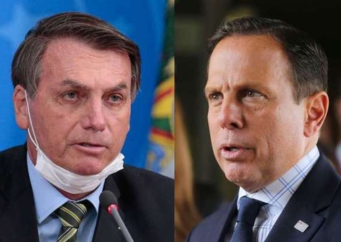 Bolsonaro ataca CoronaVac e Doria rebate: 'vacina que salvou a mãe dele'