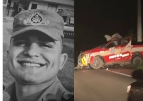 Soldado do Corpo de Bombeiros morre em acidente com carreta na BR-319