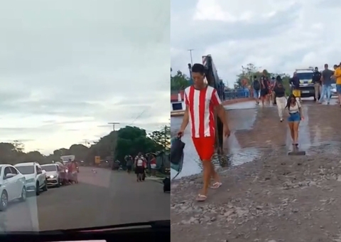 BR-319 segue interditada após desabamento de aterro e pane em balsa no Amazonas