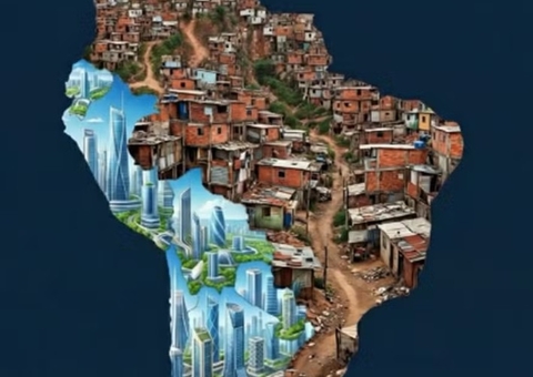 Foto de Milei que retrata o Brasil como favela gera revolta entre brasileiros