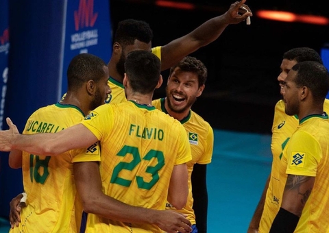 Brasil derrota EUA na Liga das Nações de vôlei masculino