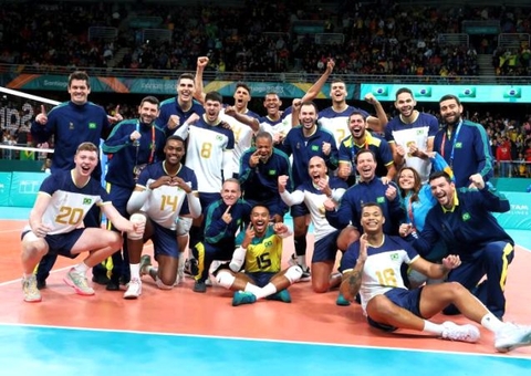 Darlan salva de novo, Brasil vence Cuba e vai à semi do Vôlei no Pan