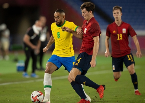 Brasil derruba Espanha por 2 x 1 e leva ouro nas Olimpíadas