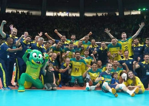 Brasil domina, vence Irã e segue vivo em busca de vaga à Paris-2024