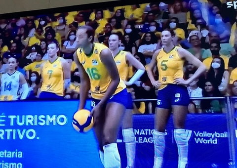 Brasil atropela a Argentina por 3 a 0 e mantém 100% no Mundial de vôlei