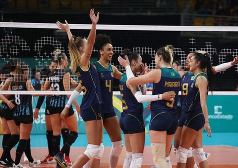 Brasil vence Argentina no vôlei feminino e fica perto da semifinal no Pan