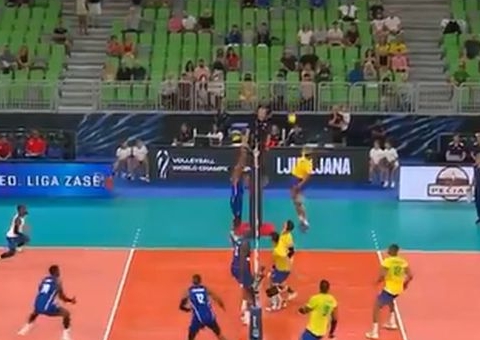 Brasil passa sufoco contra Cuba, mas consegue virada na estreia do Mundial