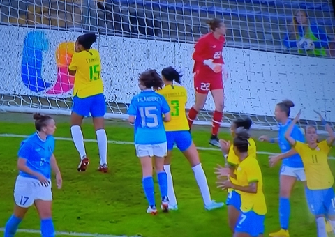 Futebol feminino: Brasil ganha da Itália em amistoso