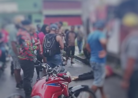 Suspeito de assalto é perseguido e atropelado por vítima na Cidade Nova