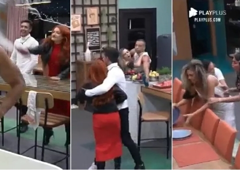 Brenda joga água em Karol durante briga no Power Couple; vídeo