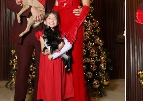 Sabrina Sato e Nicolas Prattes celebram Natal em família com Zoe