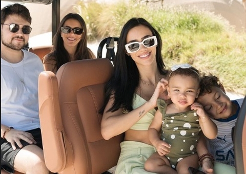 Neymar e Bruna Biancardi comemoram 1 ano de Mavie em resort de luxo na Arábia Saudita