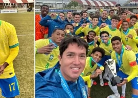 Bruno Samudio brilha e garante título da Seleção Sub-15 contra Argentina