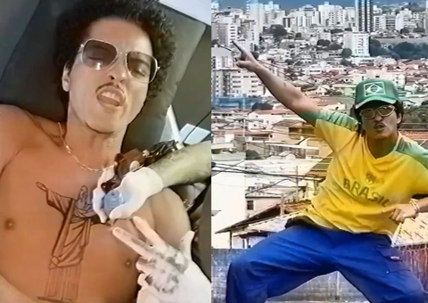 Bruno Mars tatua o Cristo Redentor e mostra passagem pelo Brasil em vídeo: 'nunca mais serei o mesmo'