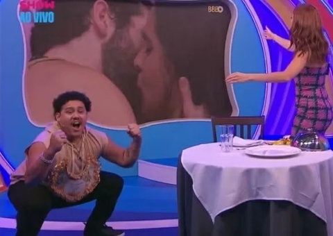 Lucas Buda e Ana Clara ‘piram’ com beijo de Isabelle e Matteus; vídeo