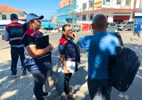 Fiscalização realiza 105 desobstruções durante mutirão no Centro de Manaus