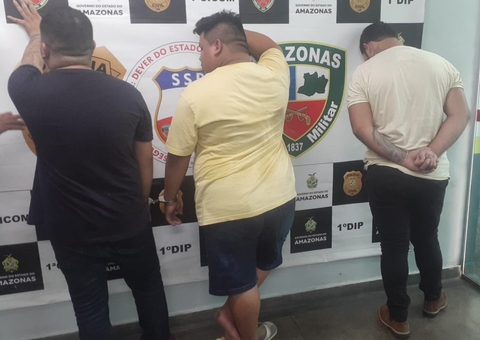 Três são presos suspeitos de usarem 'chapolin' para furtarem carros em Manaus; vídeo
