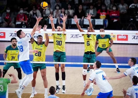 Brasil perde para a Eslovênia na Liga das Nações masculina