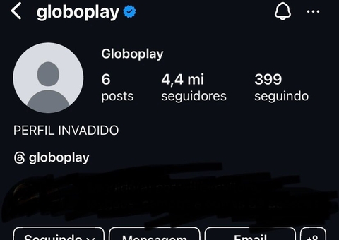 Globoplay tem perfil no Instagram hackeado