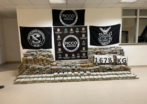 Mais de 1,6 mil quilos de drogas são apreendidos em Roraima