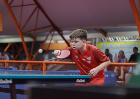 Vila Olímpica é sede da 1ª etapa do Campeonato Amazonense de Tênis de Mesa 