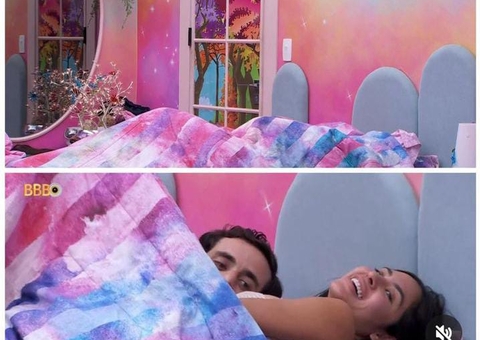 Matteus e Isabelle movimentam edredom no BBB 24; vídeo