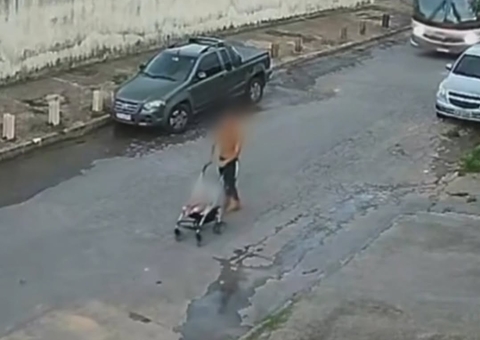 Vídeo: pai é flagrado abandonando bebê de seis meses em Minas Gerais 