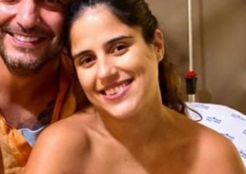 Camilla Camargo dá à luz 2ª filha e posta foto com a bebê