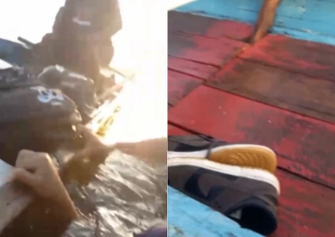 Canoa que levava estudantes afunda após banzeiro no Amazonas