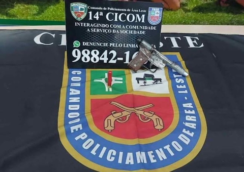 Criminoso tenta fugir da polícia mas acaba capturado em Manaus